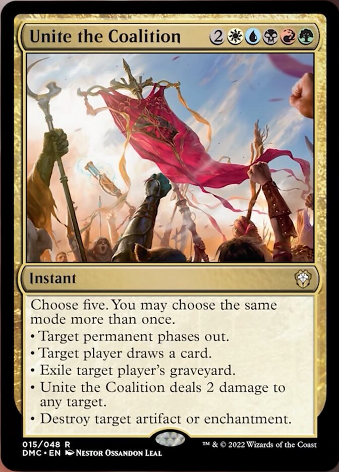 Unite the Coalition [Dominaria United Commander] | PLUS EV GAMES 