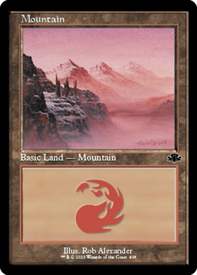 Mountain (408) (Retro) [Dominaria Remastered] | PLUS EV GAMES 