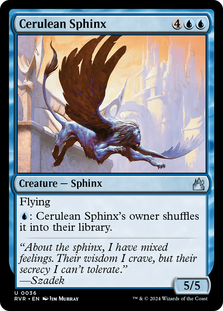 Cerulean Sphinx [Ravnica Remastered] | PLUS EV GAMES 