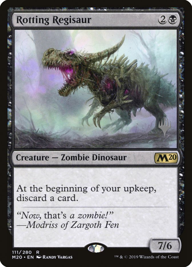 Rotting Regisaur (Promo Pack) [Core Set 2020 Promos] | PLUS EV GAMES 