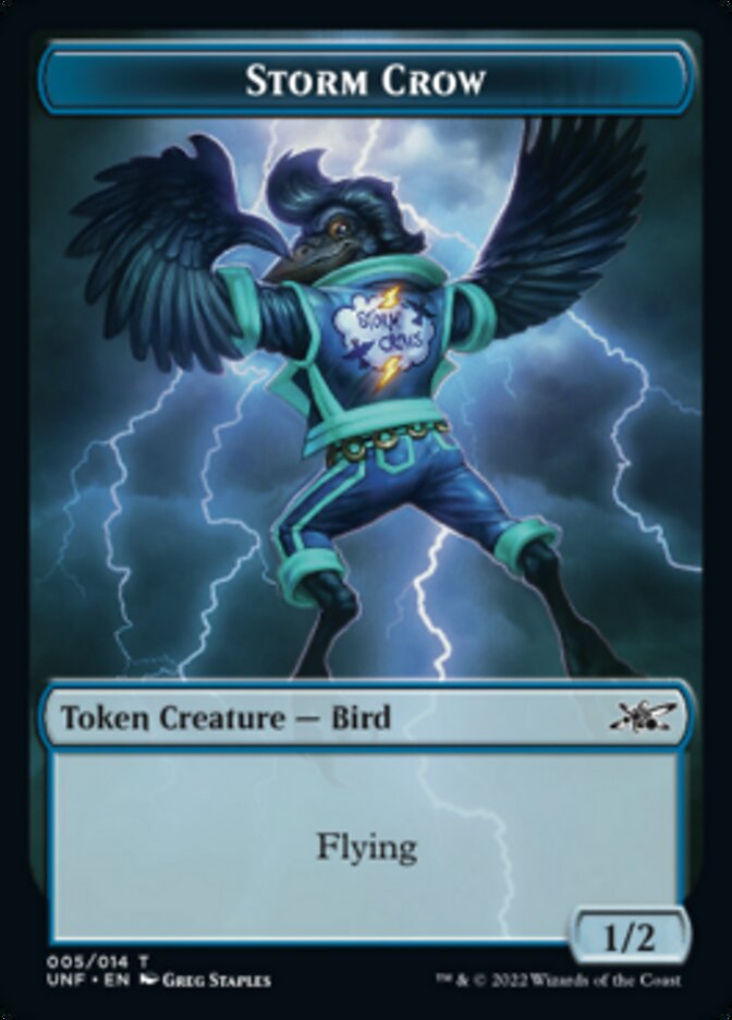 Storm Crow Token [Unfinity Tokens] | PLUS EV GAMES 