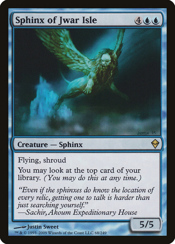 Sphinx of Jwar Isle [Zendikar] | PLUS EV GAMES 