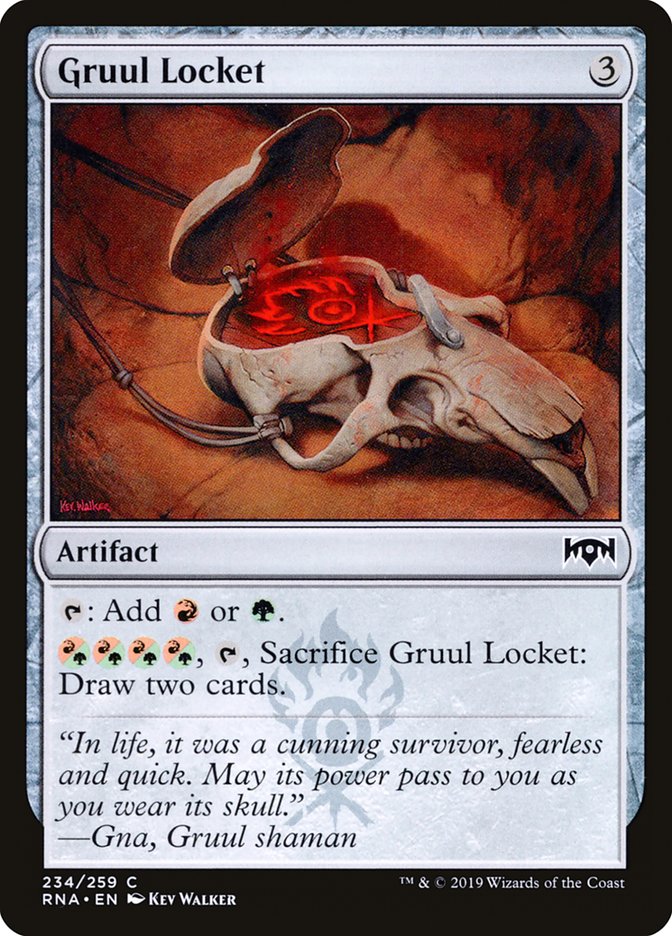 Gruul Locket [Ravnica Allegiance] | PLUS EV GAMES 