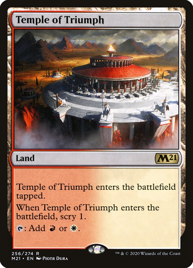 Temple of Triumph [Core Set 2021] | PLUS EV GAMES 