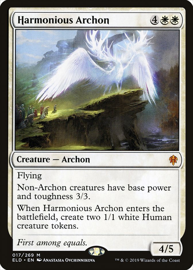 Harmonious Archon [Throne of Eldraine] | PLUS EV GAMES 