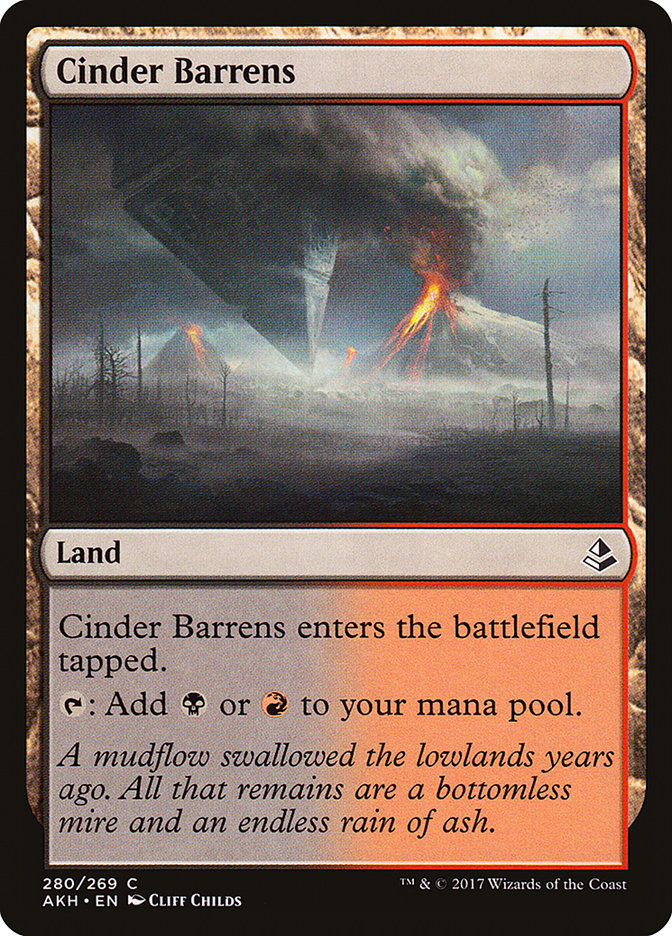 Cinder Barrens [Amonkhet] | PLUS EV GAMES 