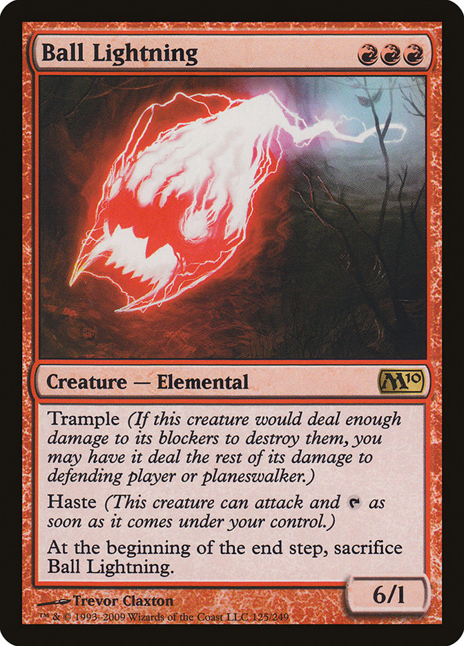 Ball Lightning [Magic 2010] | PLUS EV GAMES 