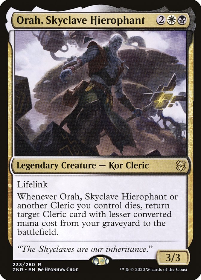 Orah, Skyclave Hierophant [Zendikar Rising] | PLUS EV GAMES 