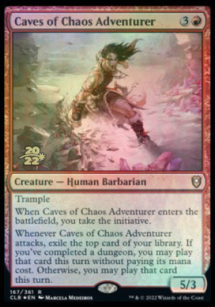 Caves of Chaos Adventurer [Commander Legends: Battle for Baldur's Gate Prerelease Promos] | PLUS EV GAMES 