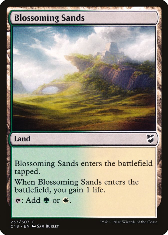 Blossoming Sands [Commander 2018] | PLUS EV GAMES 