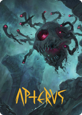 Ghastly Death Tyrant Art Card (Gold-Stamped Signature) [Commander Legends: Battle for Baldur's Gate Art Series] | PLUS EV GAMES 