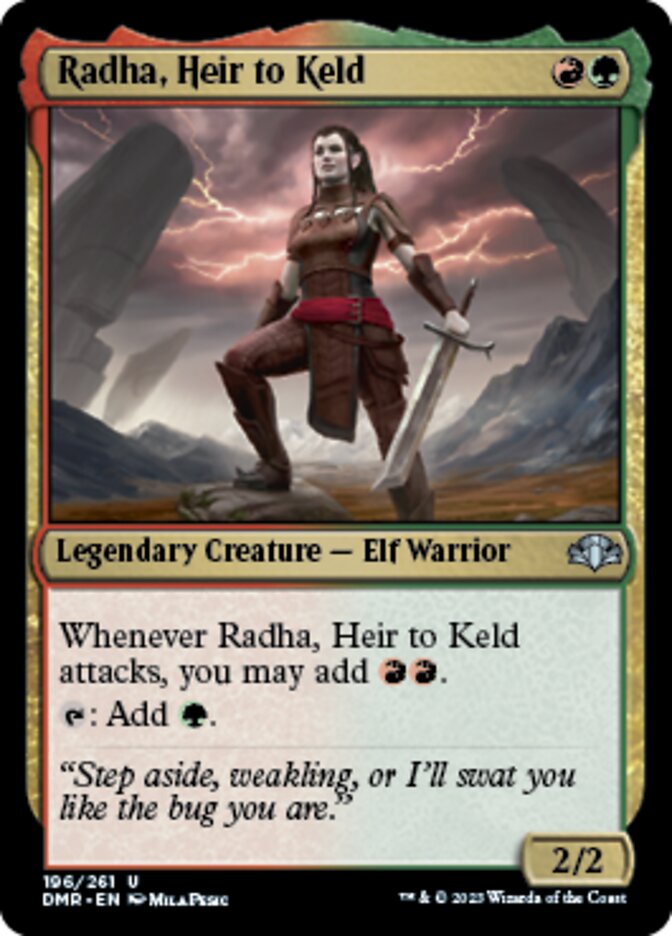 Radha, Heir to Keld [Dominaria Remastered] | PLUS EV GAMES 