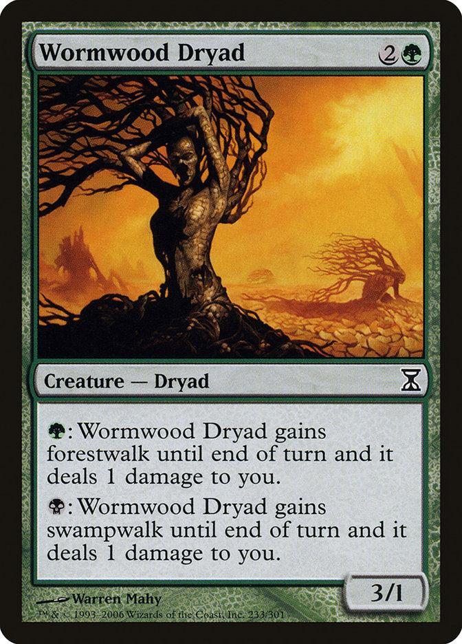 Wormwood Dryad [Time Spiral] | PLUS EV GAMES 