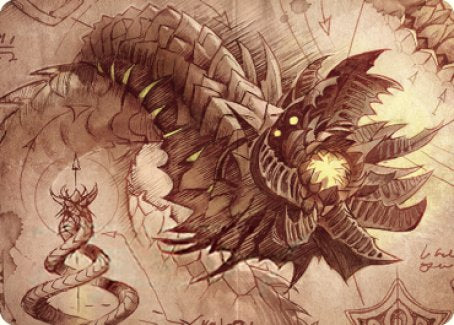 Wurmcoil Engine Art Card [The Brothers' War Art Series] | PLUS EV GAMES 