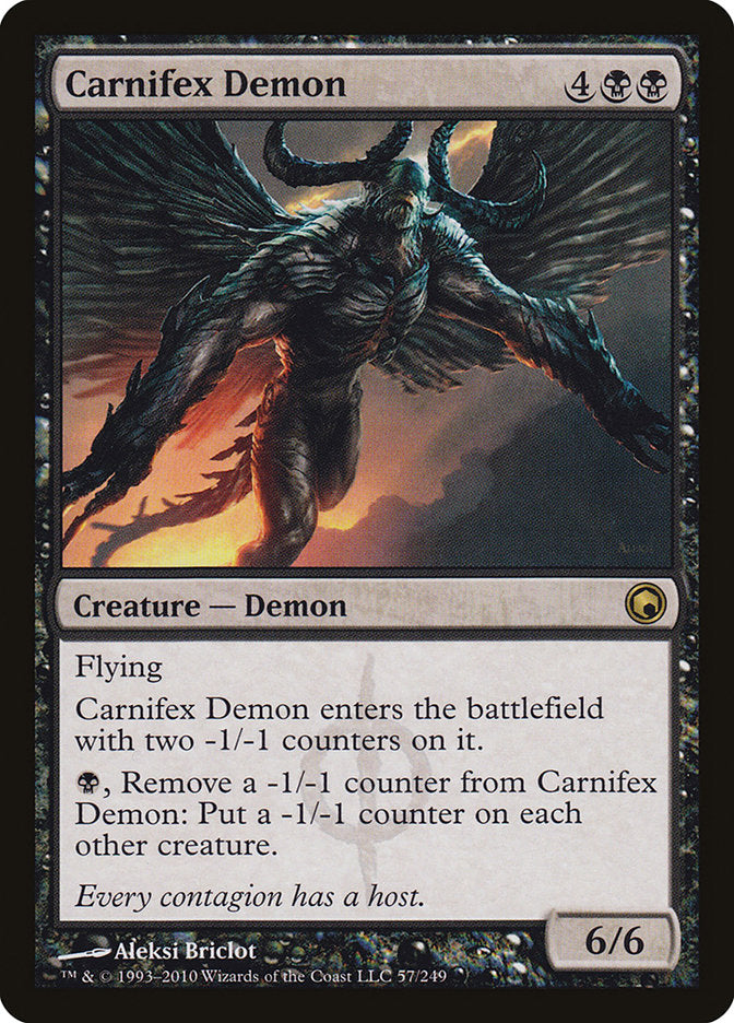 Carnifex Demon [Scars of Mirrodin] | PLUS EV GAMES 