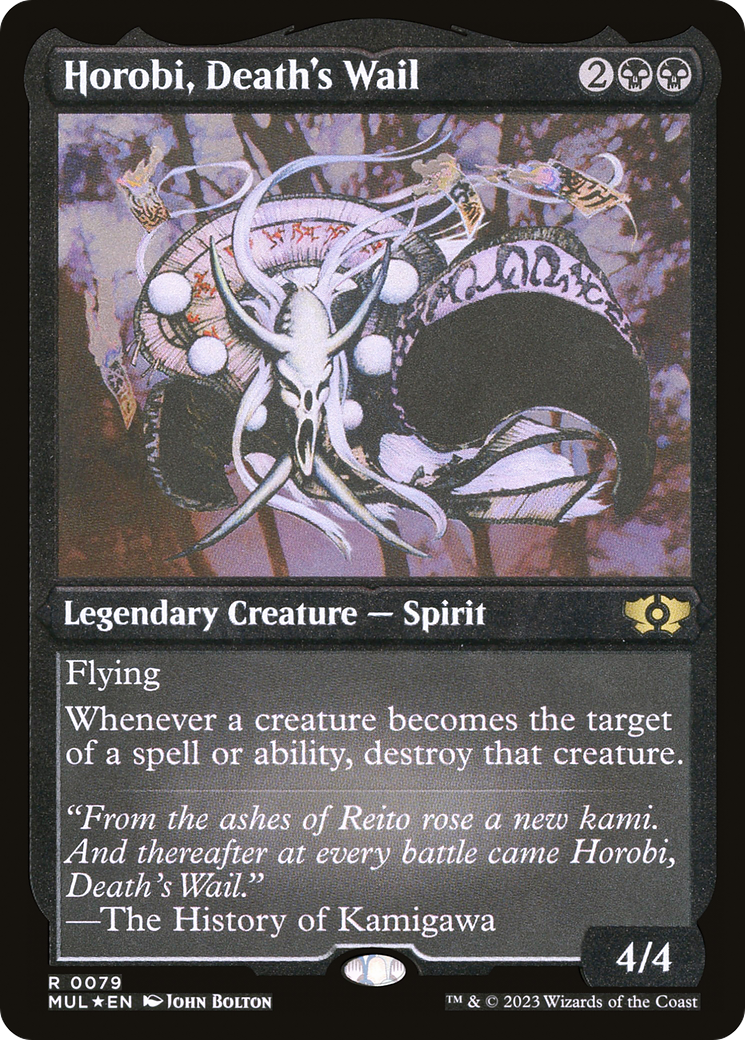 Horobi, Death's Wail (Foil Etched) [Multiverse Legends] | PLUS EV GAMES 