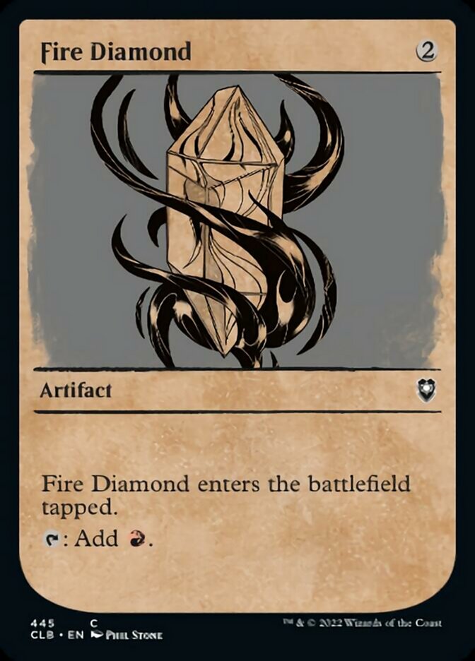 Fire Diamond (Showcase) [Commander Legends: Battle for Baldur's Gate] | PLUS EV GAMES 