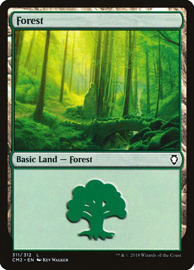 Forest (311) [Commander Anthology Volume II] | PLUS EV GAMES 