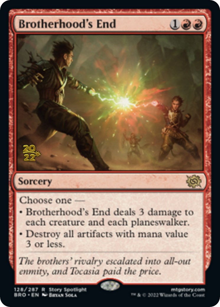 Brotherhood's End [The Brothers' War: Prerelease Promos] | PLUS EV GAMES 