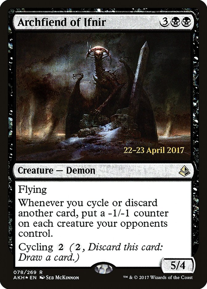 Archfiend of Ifnir  [Amonkhet Prerelease Promos] | PLUS EV GAMES 