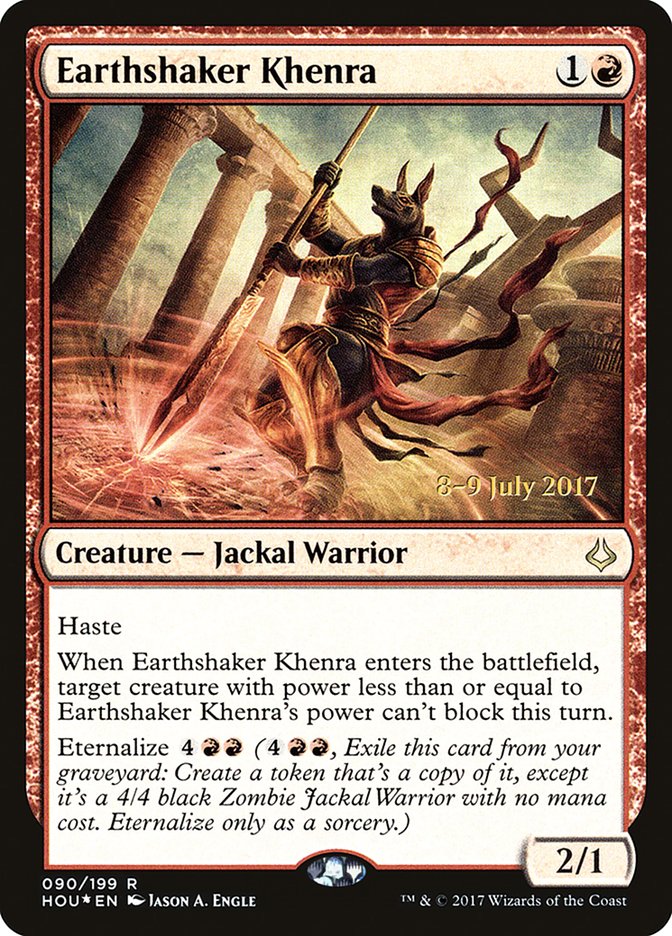 Earthshaker Khenra  [Hour of Devastation Prerelease Promos] | PLUS EV GAMES 