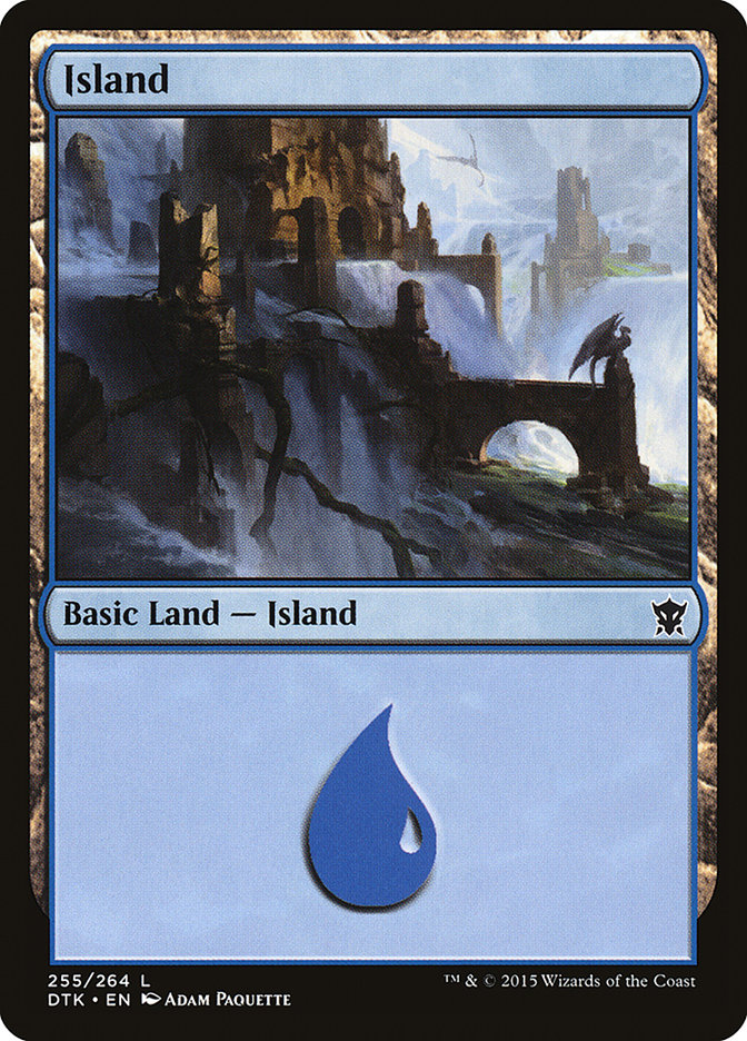 Island (255) [Dragons of Tarkir] | PLUS EV GAMES 