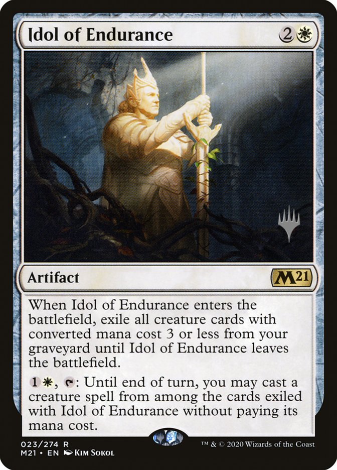 Idol of Endurance (Promo Pack) [Core Set 2021 Promos] | PLUS EV GAMES 