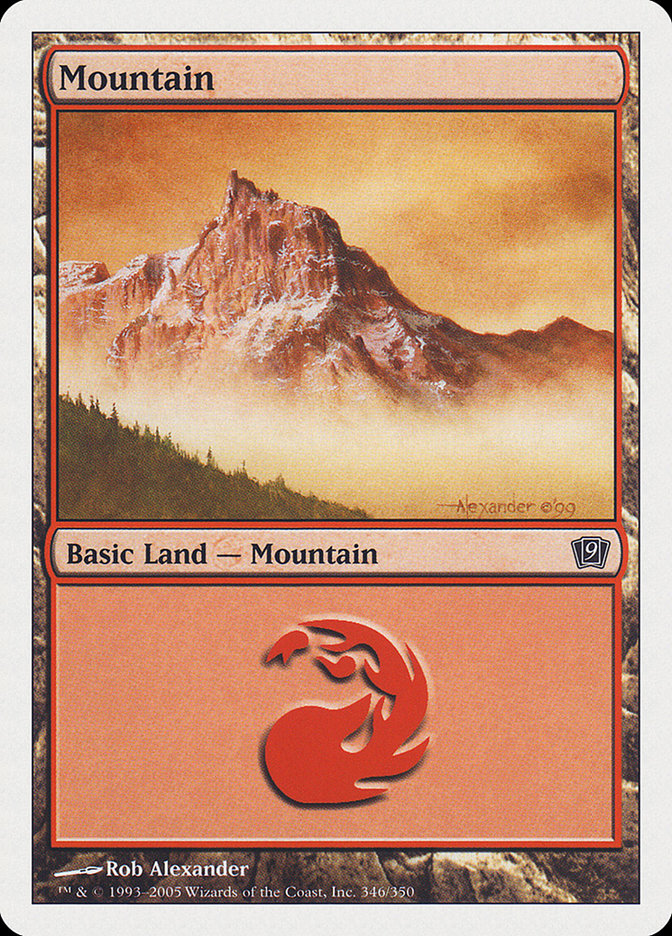 Mountain (346) [Ninth Edition] | PLUS EV GAMES 