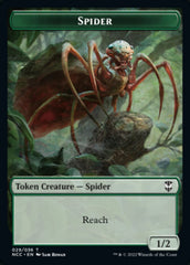 Treefolk // Spider Double-sided Token [Streets of New Capenna Commander Tokens] | PLUS EV GAMES 