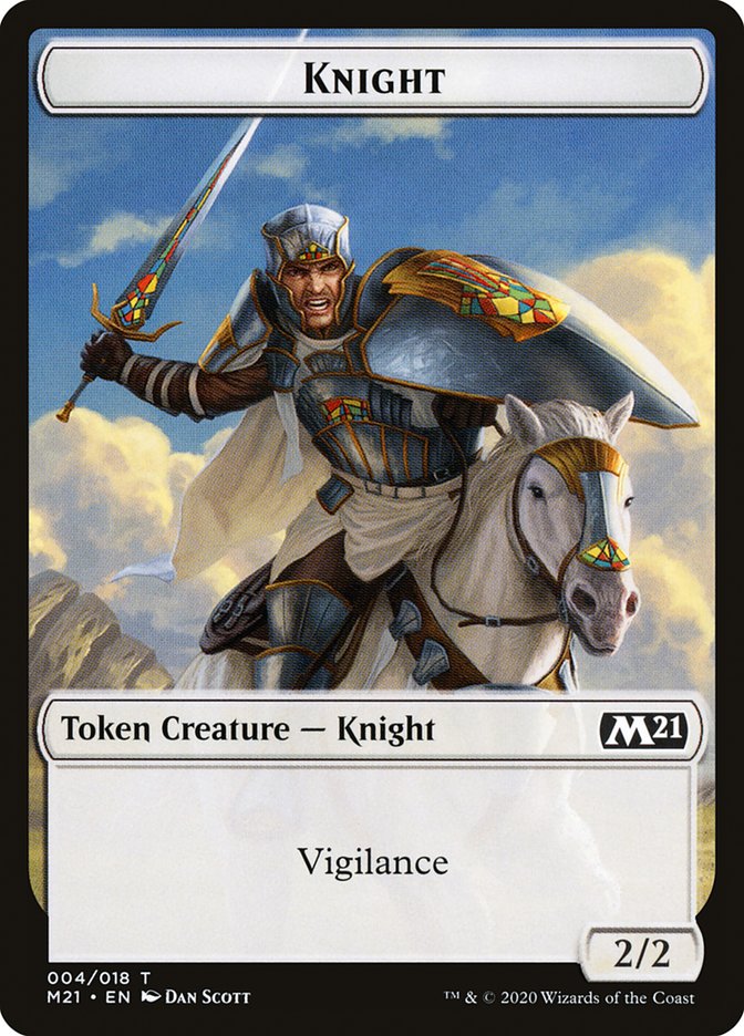 Knight [Core Set 2021 Tokens] | PLUS EV GAMES 