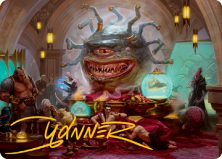 Xanathar, Guild Kingpin Art Card (Gold-Stamped Signature) [Dungeons & Dragons: Adventures in the Forgotten Realms Art Series] | PLUS EV GAMES 