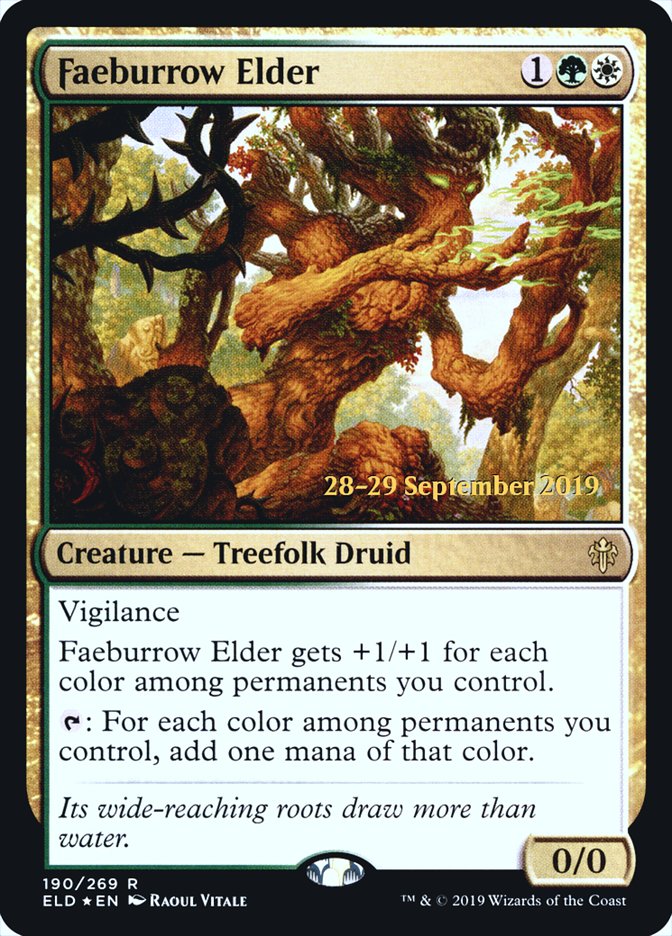 Faeburrow Elder  [Throne of Eldraine Prerelease Promos] | PLUS EV GAMES 