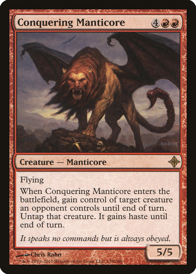 Conquering Manticore [Rise of the Eldrazi] | PLUS EV GAMES 