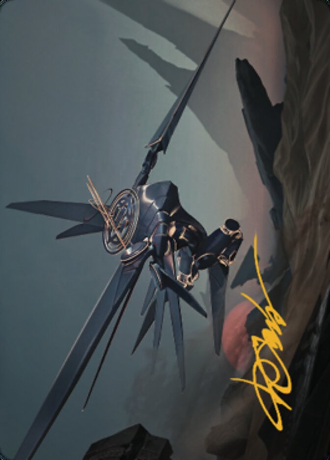 Steel Seraph Art Card (Gold-Stamped Signature) [The Brothers' War Art Series] | PLUS EV GAMES 