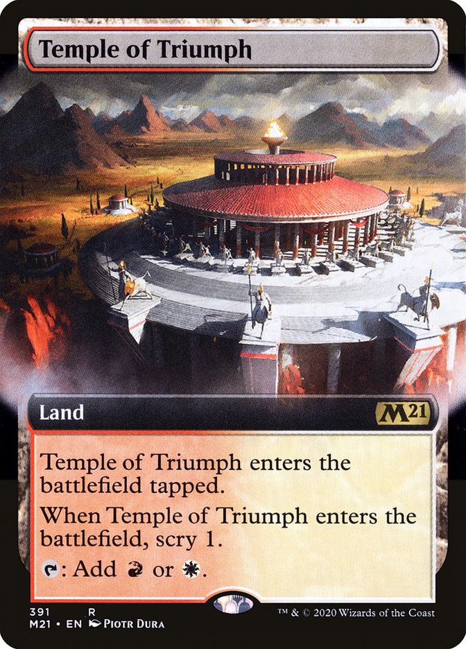 Temple of Triumph (Extended) [Core Set 2021] | PLUS EV GAMES 