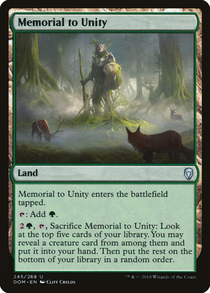 Memorial to Unity [Dominaria] | PLUS EV GAMES 