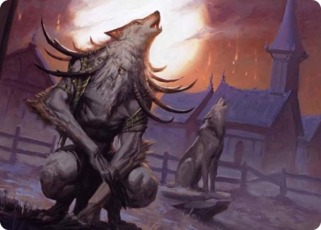 Lord of the Ulvenwald Art Card [Innistrad: Midnight Hunt Art Series] | PLUS EV GAMES 