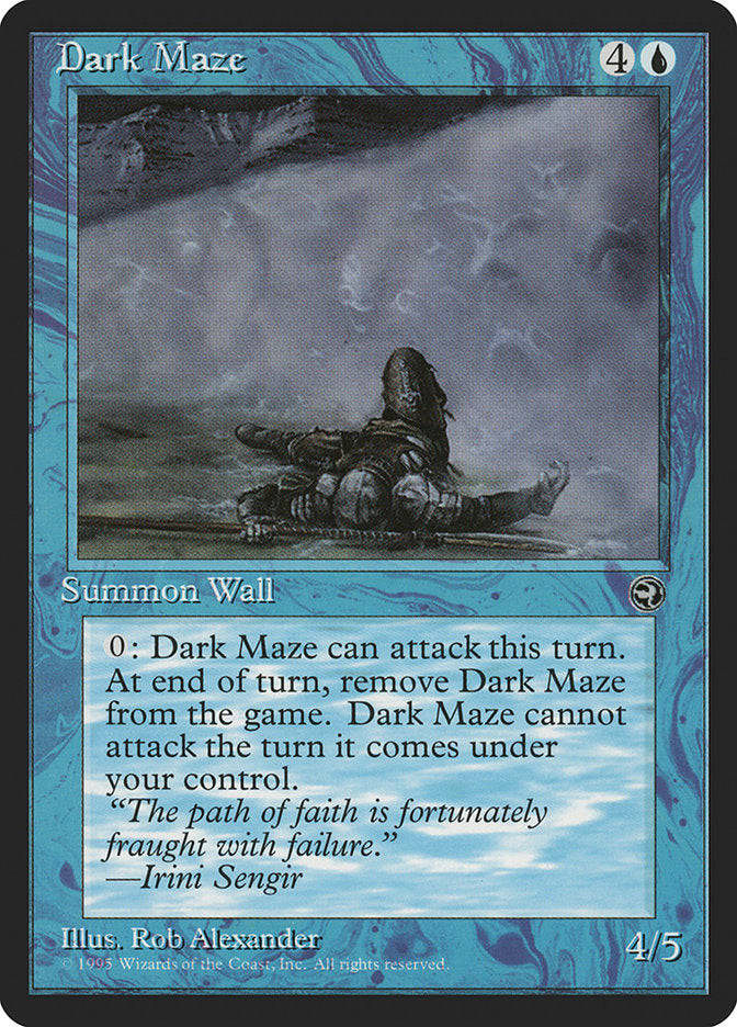 Dark Maze (Irini Sengir Flavor Text) [Homelands] | PLUS EV GAMES 