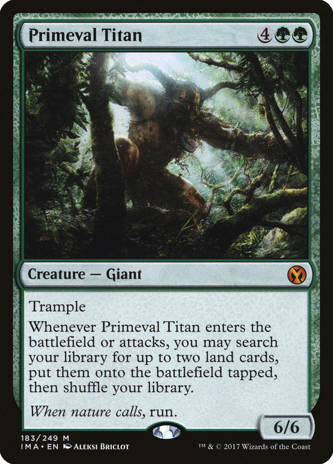 Primeval Titan [Iconic Masters] | PLUS EV GAMES 