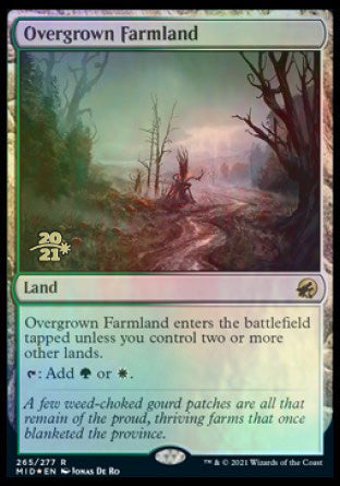 Overgrown Farmland [Innistrad: Midnight Hunt Prerelease Promos] | PLUS EV GAMES 