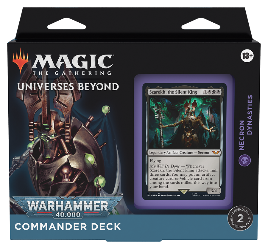 Warhammer 40,000 - Commander Deck (Necron Dynasties) | PLUS EV GAMES 