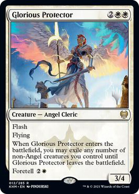 Glorious Protector [Kaldheim Promo Pack] | PLUS EV GAMES 