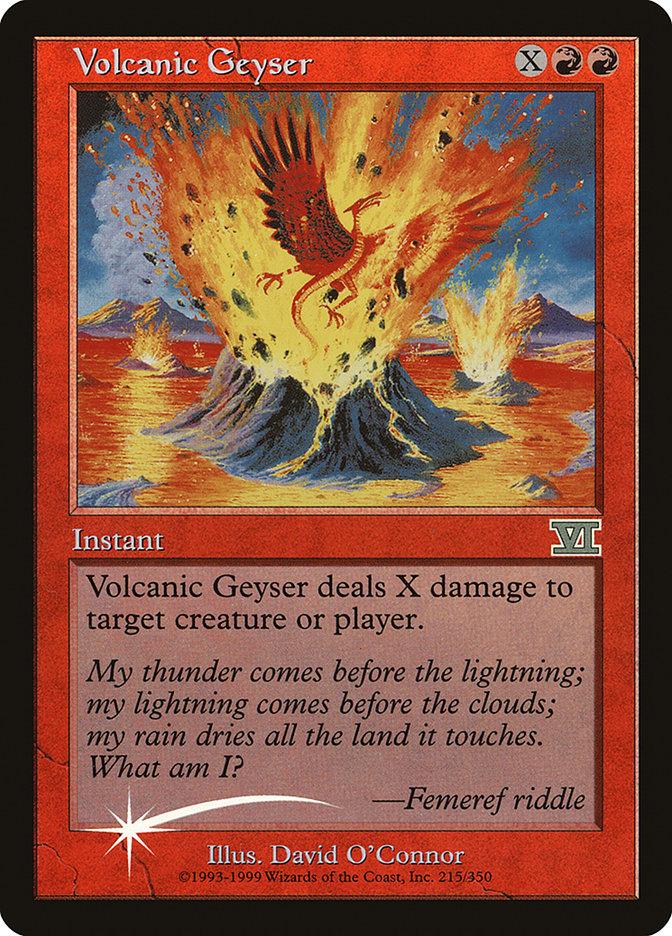 Volcanic Geyser [Friday Night Magic 2000] | PLUS EV GAMES 