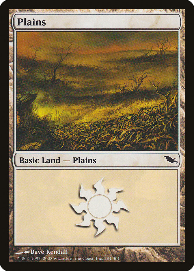 Plains (284) [Shadowmoor] | PLUS EV GAMES 