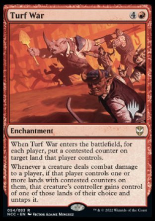 Turf War (Promo Pack) [Streets of New Capenna Commander Promos] | PLUS EV GAMES 