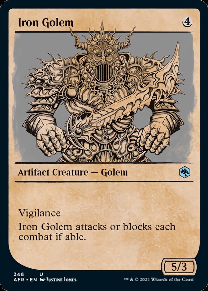 Iron Golem (Showcase) [Dungeons & Dragons: Adventures in the Forgotten Realms] | PLUS EV GAMES 