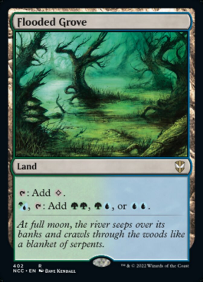 Flooded Grove [Streets of New Capenna Commander] | PLUS EV GAMES 