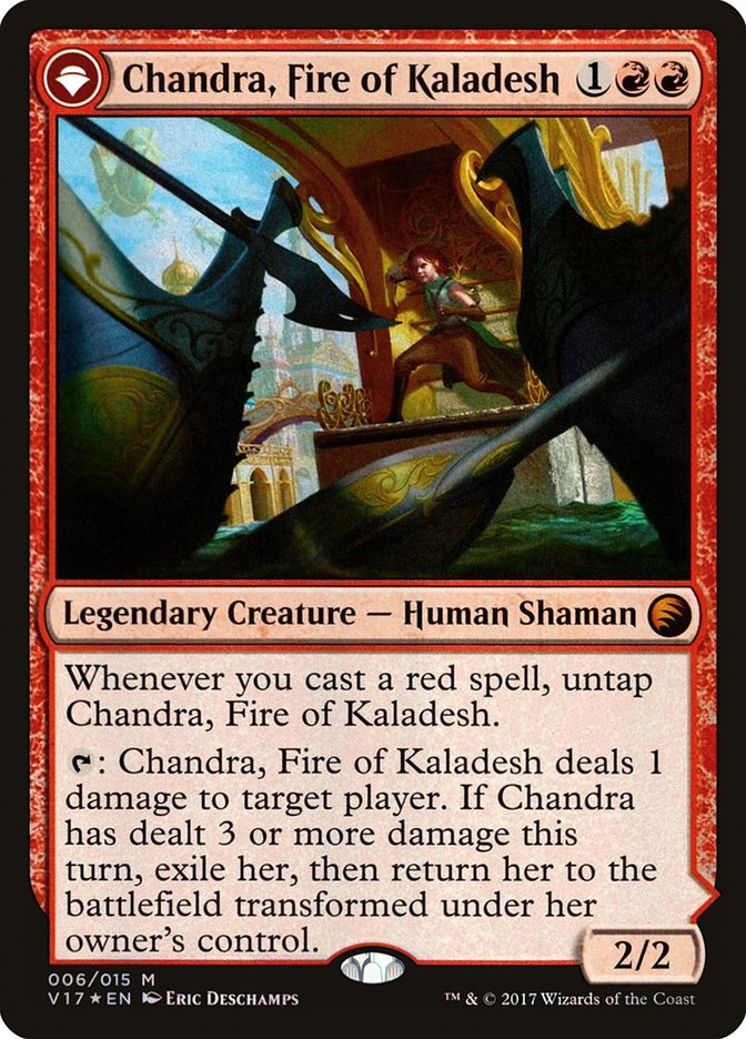 Chandra, Fire of Kaladesh // Chandra, Roaring Flame [From the Vault: Transform] | PLUS EV GAMES 