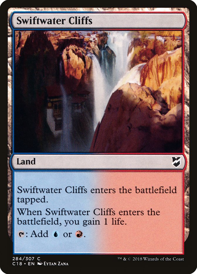 Swiftwater Cliffs [Commander 2018] | PLUS EV GAMES 