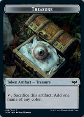 Insect // Treasure Double-sided Token [Innistrad: Crimson Vow Tokens] | PLUS EV GAMES 